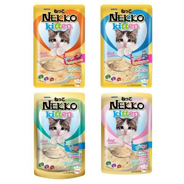  Nekko Kitten in Mouse - Pate cho mèo gói 70g 