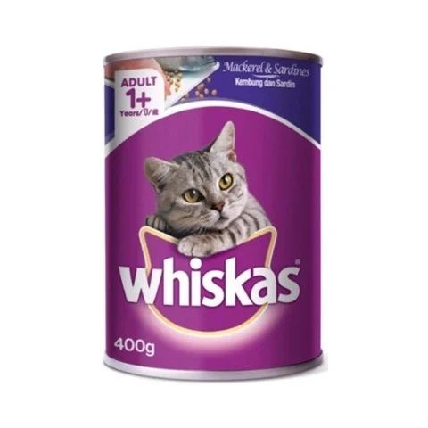 Lon pate mèo Whiskas 400g (nhiều vị) 