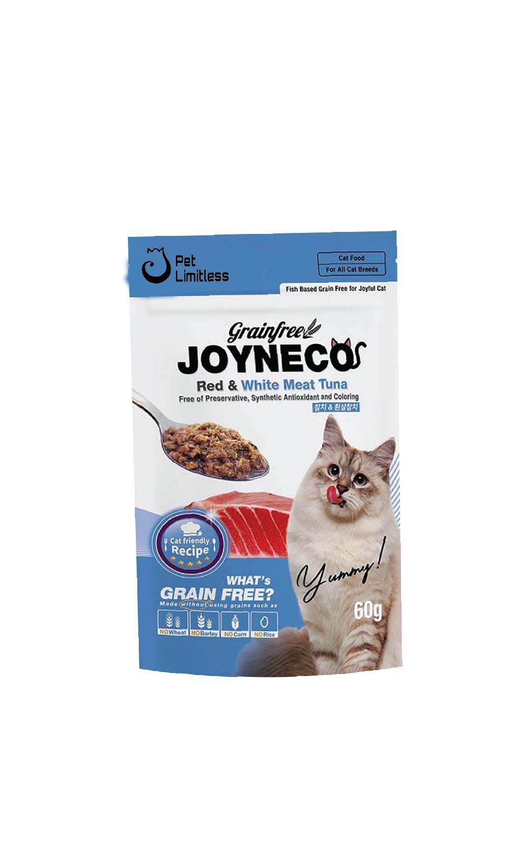  Gói pate mèo JOYNECO vị cá ngừ bổ sung thịt cá hồi Catty Man 