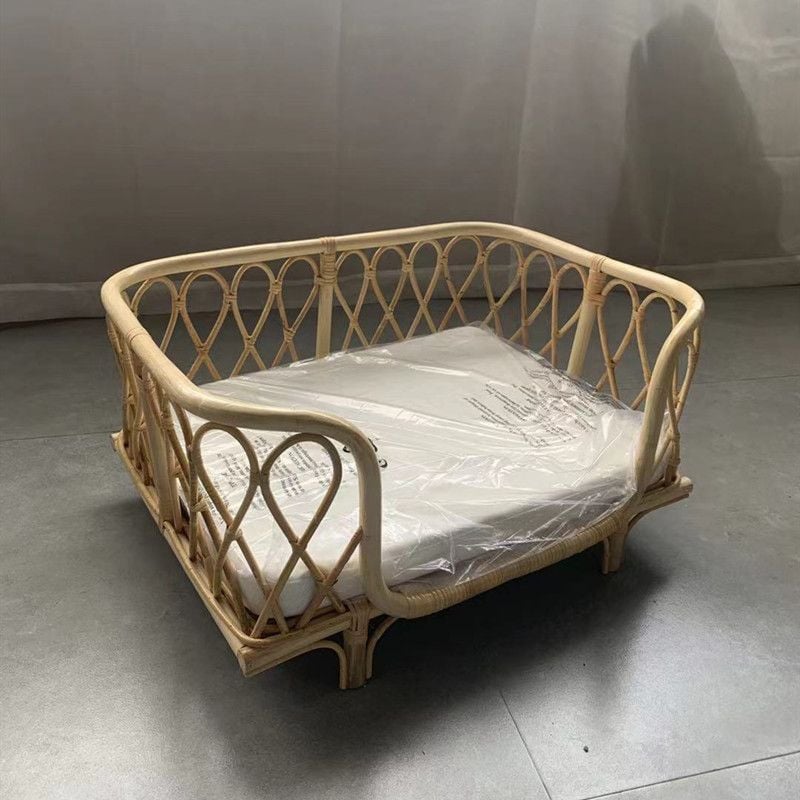  Giường nôi mây tre đan cho thú cưng 