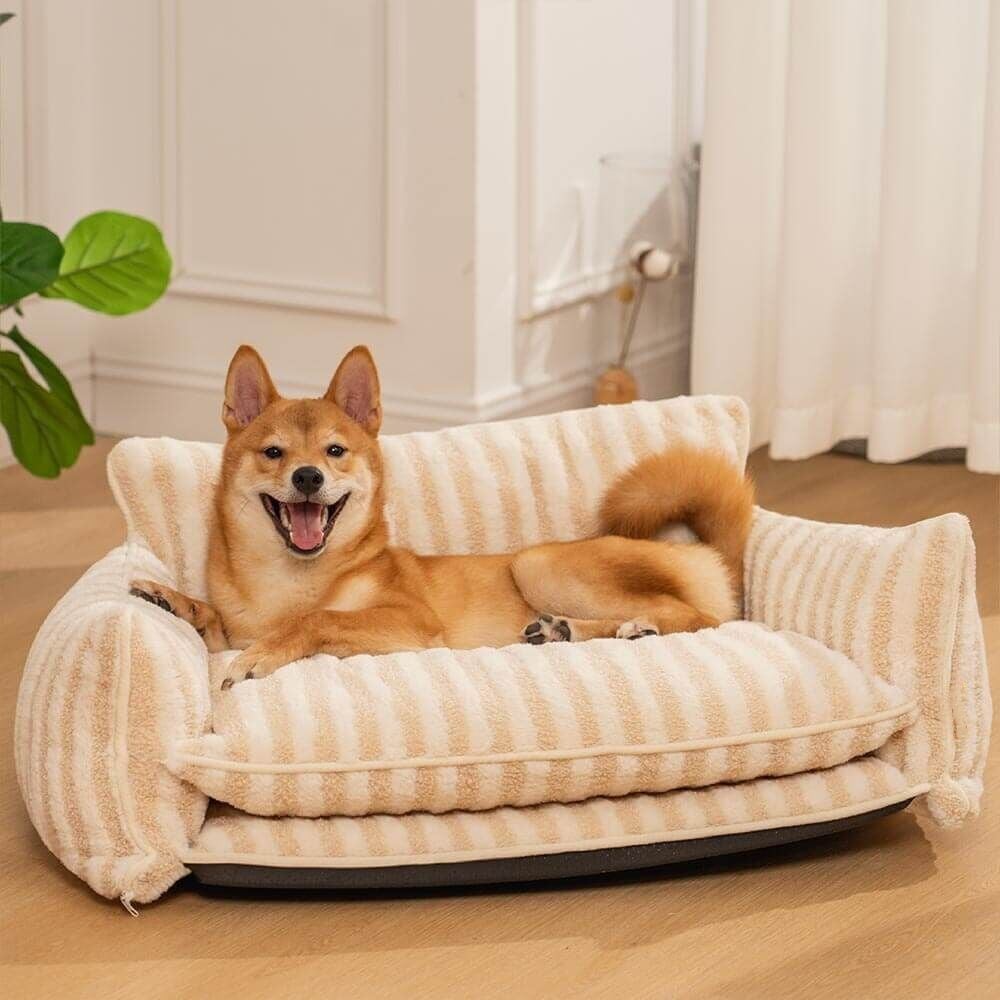  Nệm nằm sofa sọc cho thú cưng 