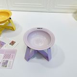  Chén ăn sứ kèm đế kim loại cho thú cưng 