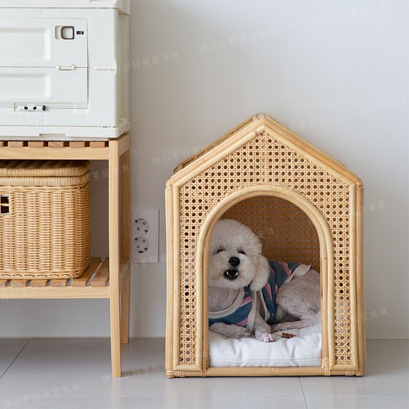  Nhà ngủ may tre đan cho thú cưng 