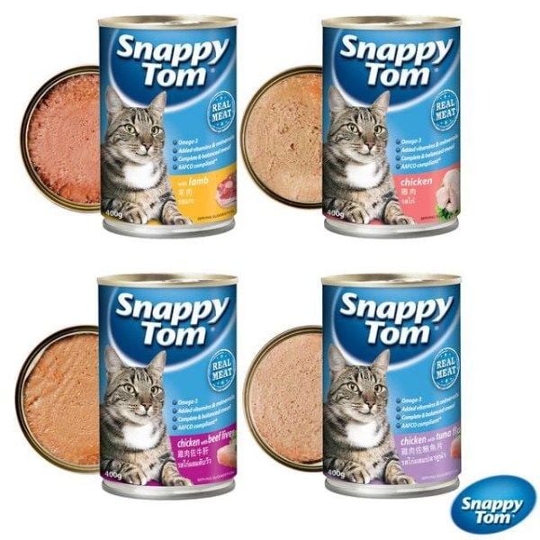  Snappy Tom - Pate lon cho mèo 400G 