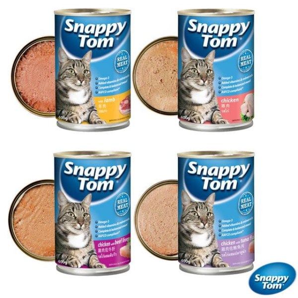  Snappy Tom - Pate lon cho mèo 400G 