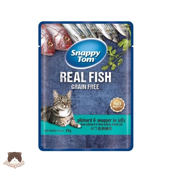  Snappy Tom - Pate gói cho mèo 85g 