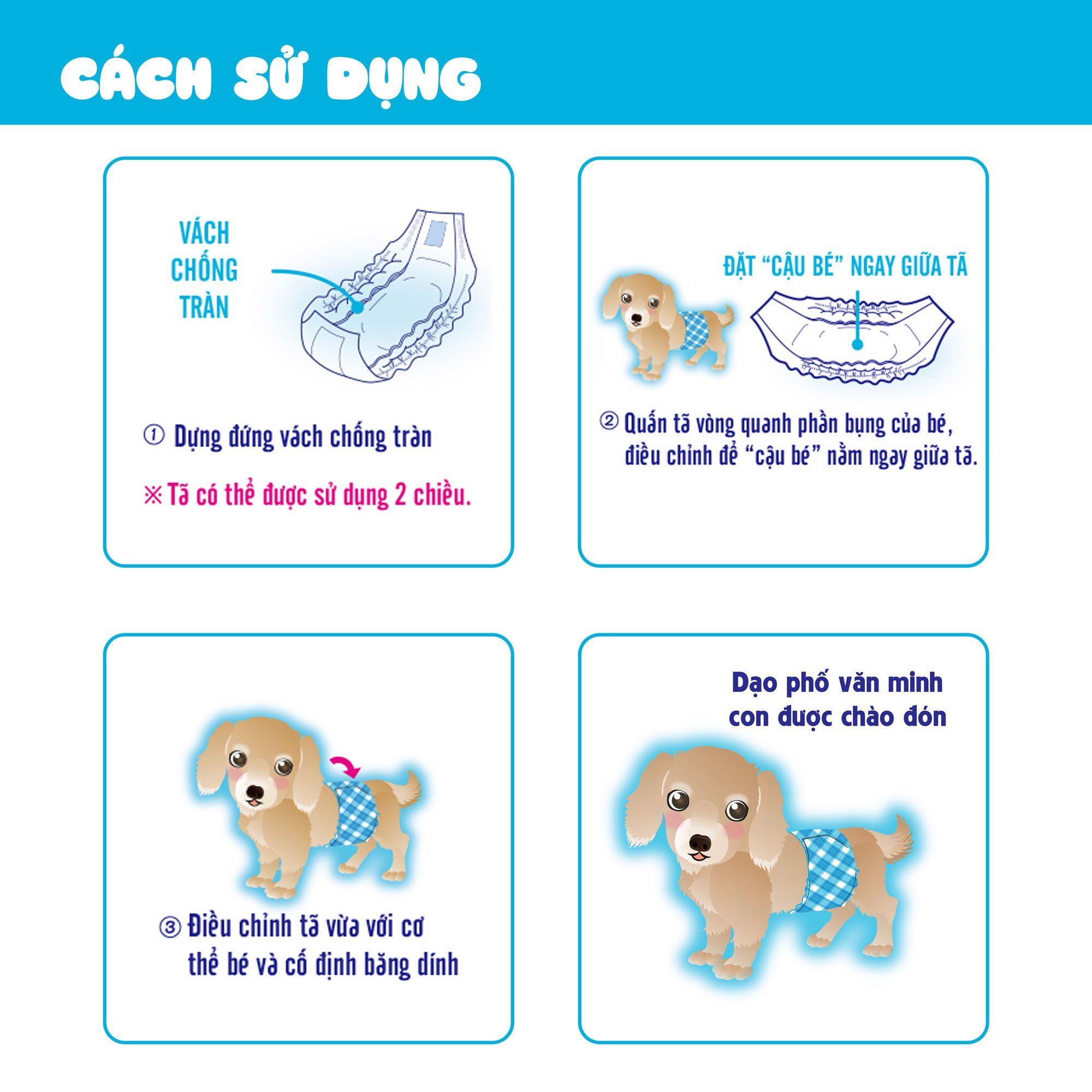  Tã quần cho bé trai - S - Gói Petit 