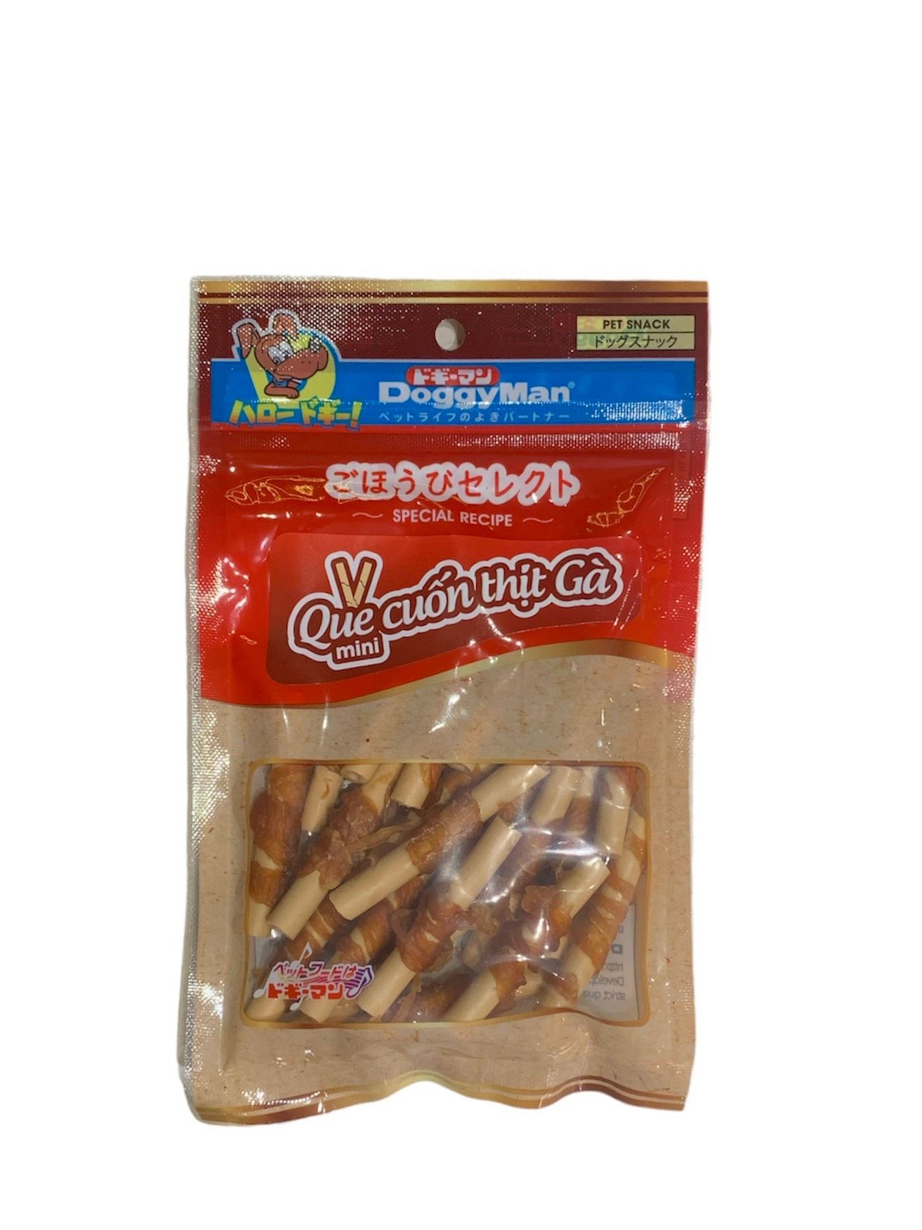  Que cuốn thịt gà mini cho chó Doggy Man 20 cây 
