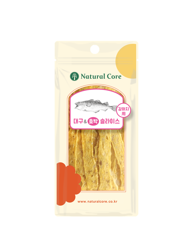  Cá tuyết và bí ngô sấy cho chó Natural Core 