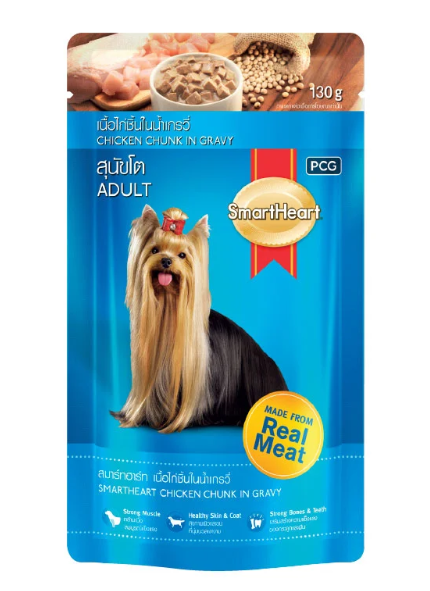  Pate dinh dưỡng cho chó SmartHeart gói 130gr 