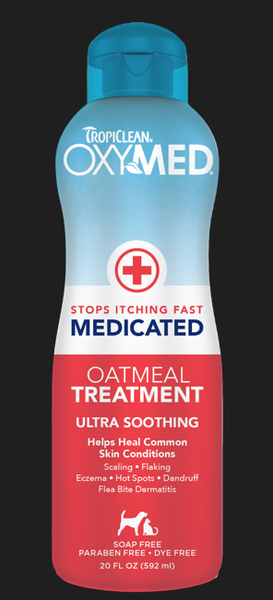  Dầu xả ủ trị viêm da OXYMED Medicated Oatmeal Treatment by Tropiclean 592ml 