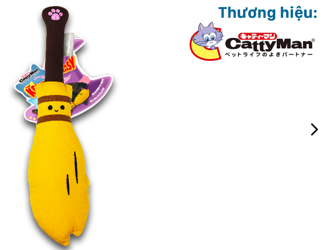  Gối ôm hình cây chổi cho mèo CattyMan 