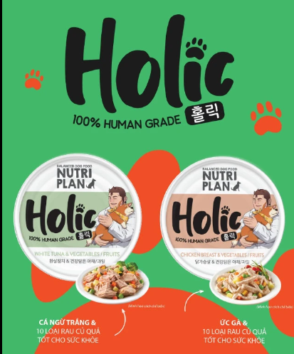  Nutriplan Holic for Dog - Pate lon cho chó 85G 