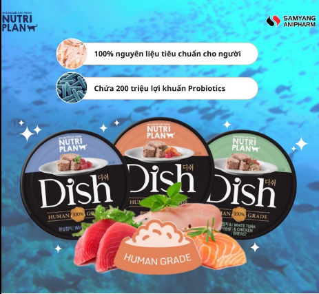 Nutriplan Dish for Cat - Pate lon cho mèo 85g 