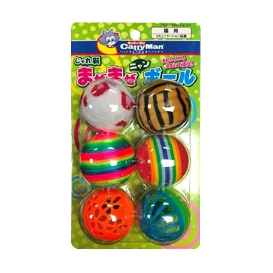  Set 6 bóng cho mèo Catty Man 