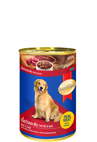  Pate dinh dưỡng cho chó SmartHeart lon 400gr 