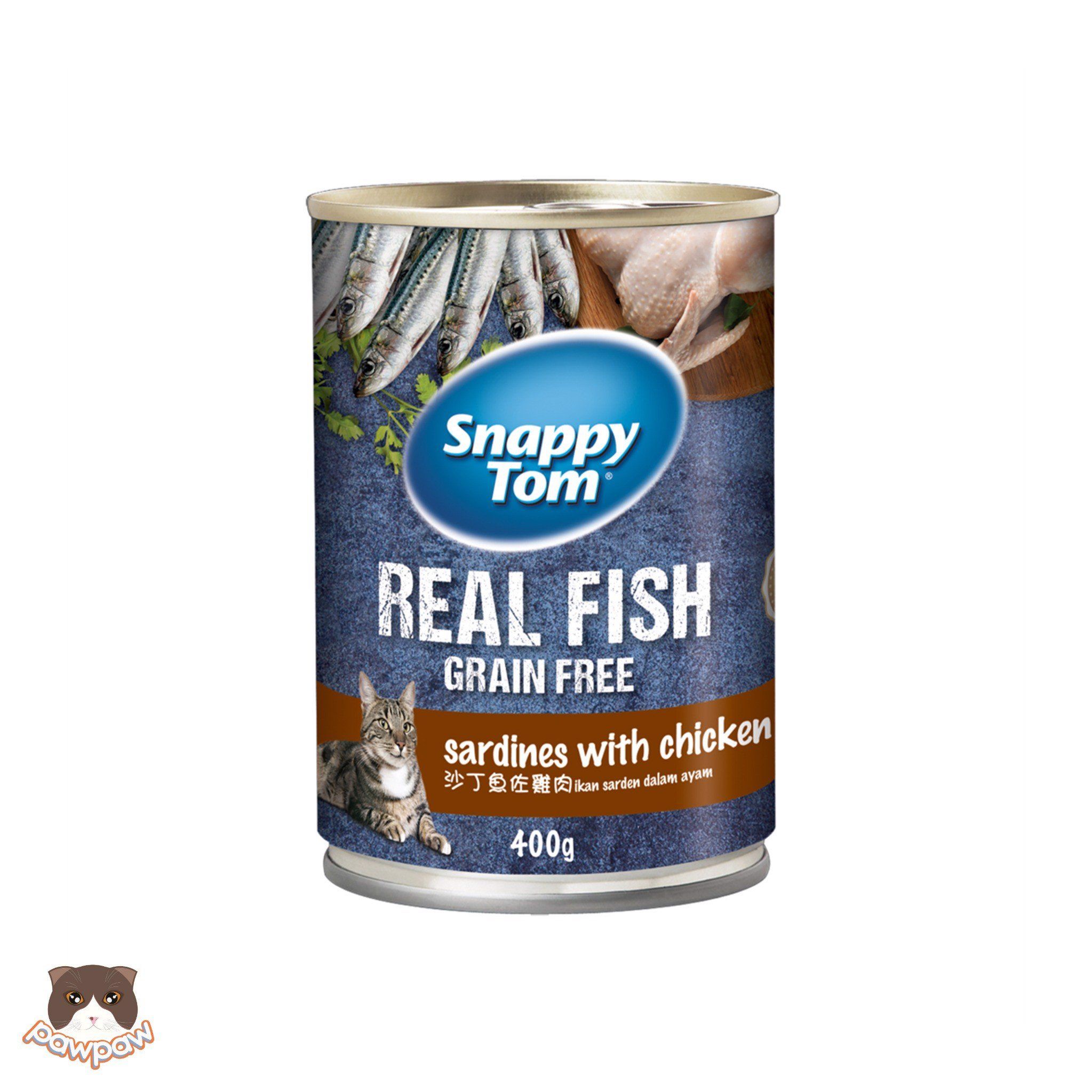  Snappy Tom - Pate lon cho mèo 400G 