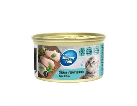  Snappy Tom Kitten Creamy - Pate lon cho mèo con 70g 