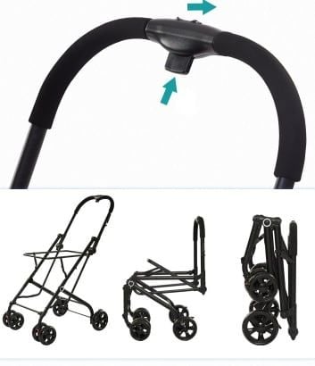  Xe đẩy 2 tầng cho Thú Cưng 