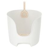  Khay vệ sinh thành cao chống văng cát cho mèo kèng xẻng Richell 