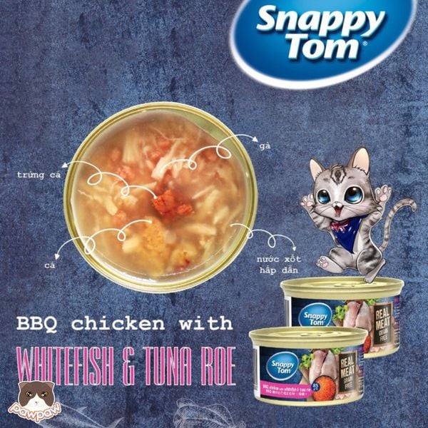  Snappy Tom - Pate lon cho mèo 85g 