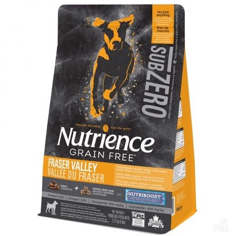  Thức ăn hạt cho chó Nutrience Subzero - Gà tây, cá trích, trứng, rau củ quả 