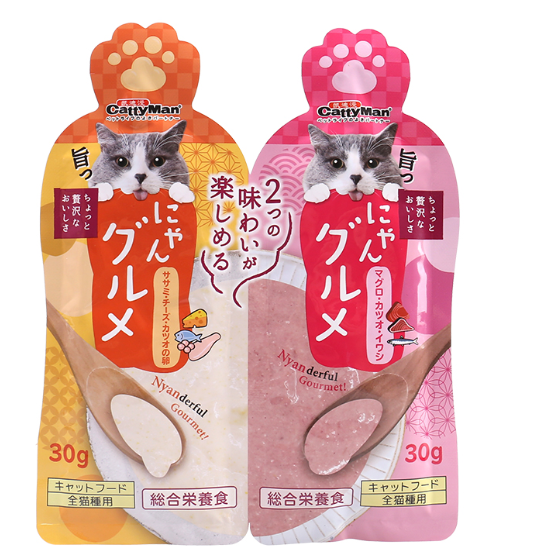  CATTY MAN - Soup thưởng mix vị gà, phô mai, trứng cá/Cá ngừ, cá thu, cá trích 