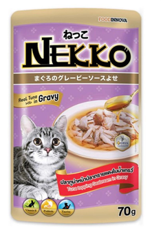  Nekko Adult in Gravy - Pate cho mèo gói 70g 