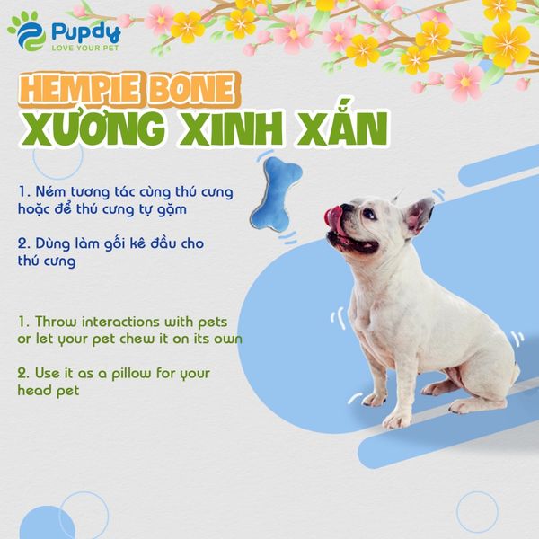  Hempie Bone - Khúc xương vải không dây Pupdy 