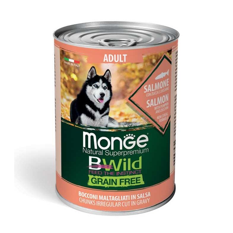  Pate Monge Grain Free Bwild cho chó trưởng thành 400gr 