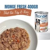  Pate MONGE FRESH cho chó LON 400gr 
