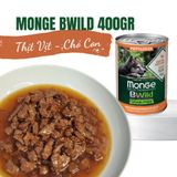  Pate Monge Grain Free Bwild cho chó 400gr 