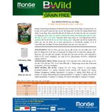  Pate Monge Grain Free Bwild cho chó 400gr 