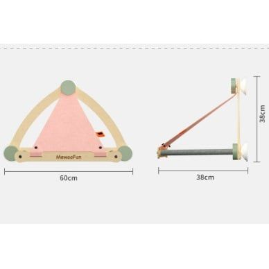  Võng Mèo Gắn Kính Cao Cấp Màu Pastel 