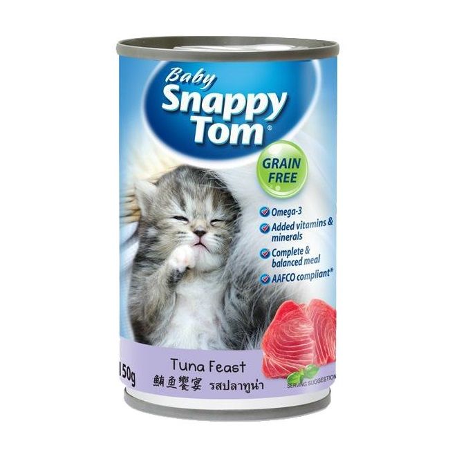  Snappy Tom Baby - Pate lon cho mèo con 150g 