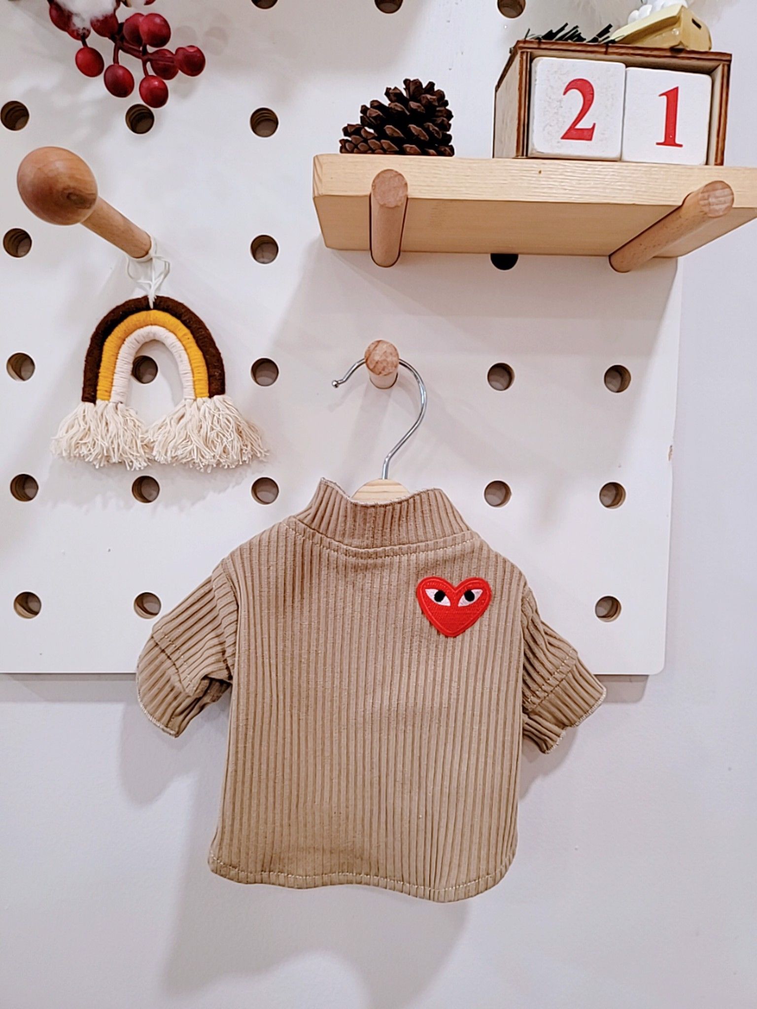 Áo Striped Brown T-shirt I Am Dog 