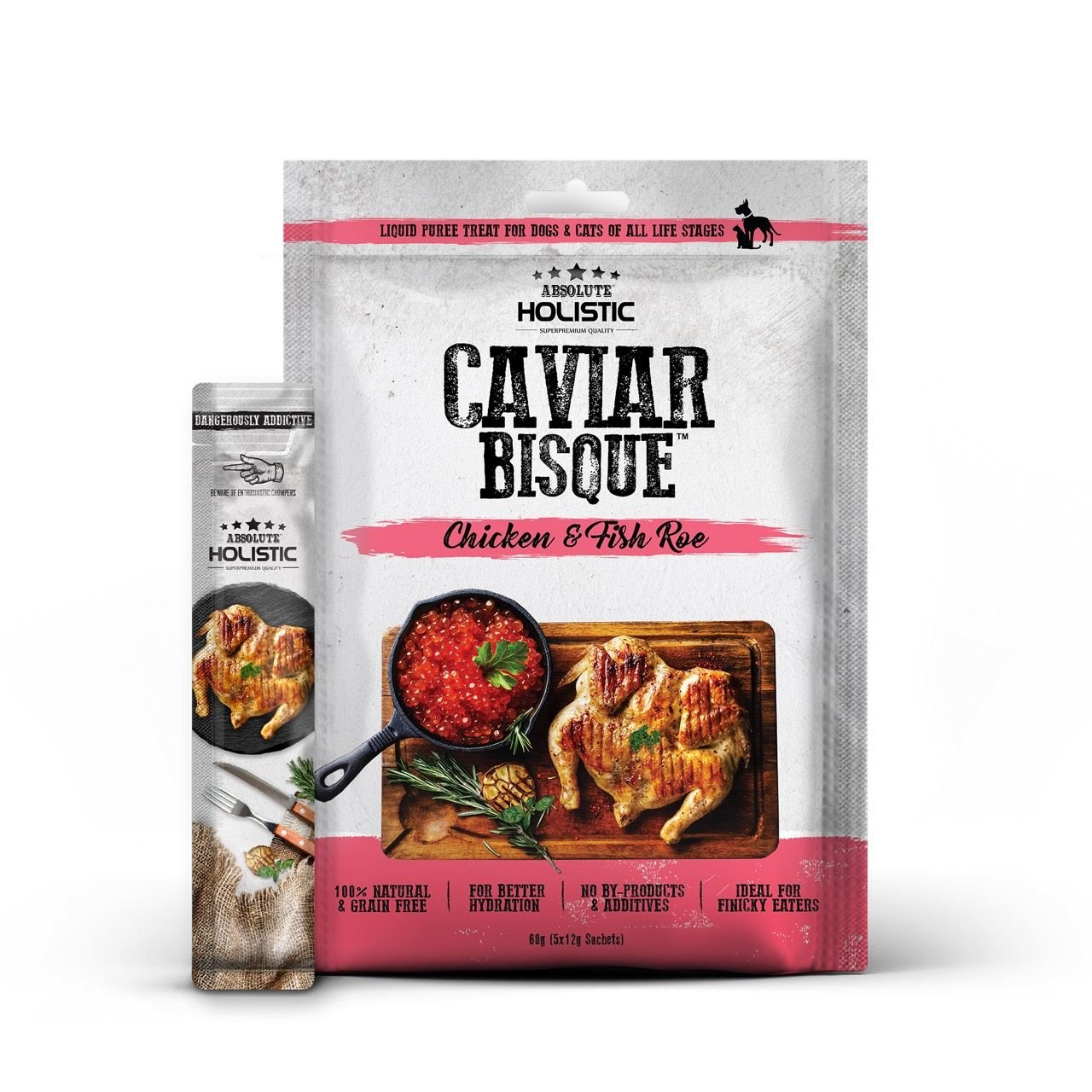  Soup thưởng Absolute Holistic cho chó mèo - 60gr 