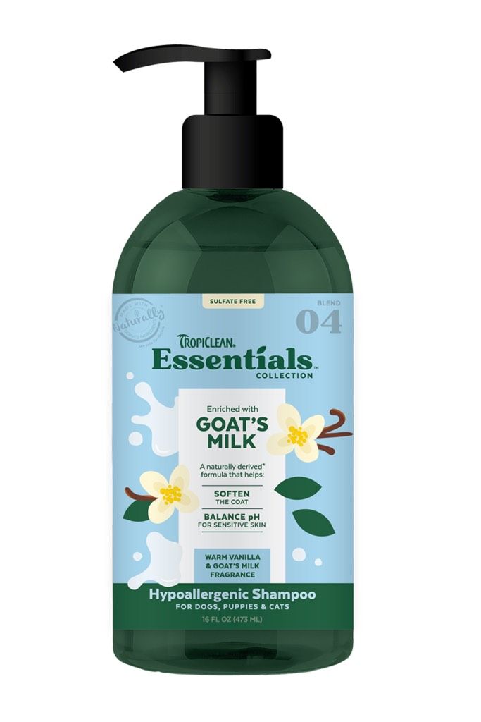  Sữa tắm chuyên dưỡng ẩm cao cấp cho chó mèo mùi GOAT'S MILK Tropiclean 437ml 