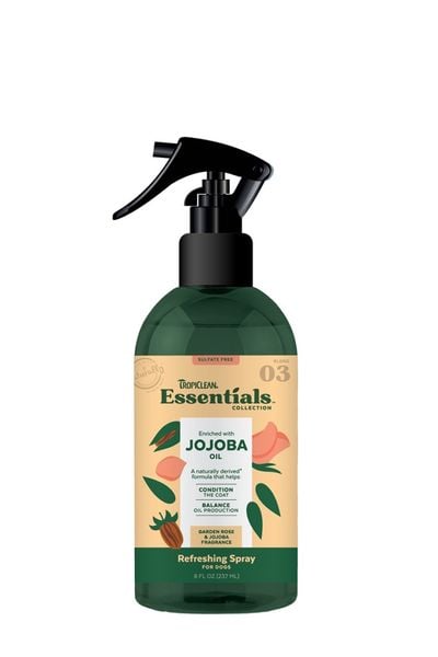  Xịt dưỡng chuyên dưỡng ẩm cao cấp và kiểm soát dầu cho chó mùi JOJOBA Tropiclean 437ml 