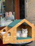  Nhà ngủ kèm khay ăn cho thú cưng 
