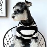  Áo len sọc đen trắng Tommy 