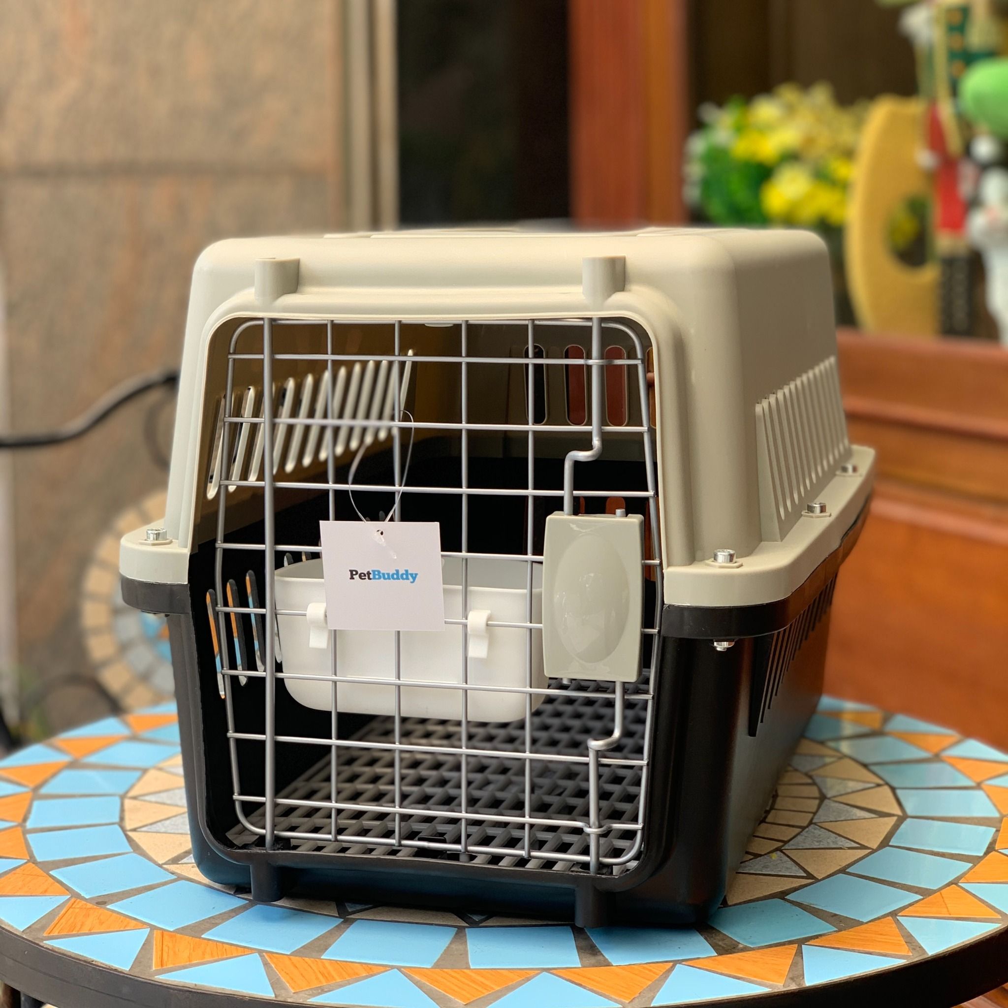  Lồng vận chuyển xám đen 