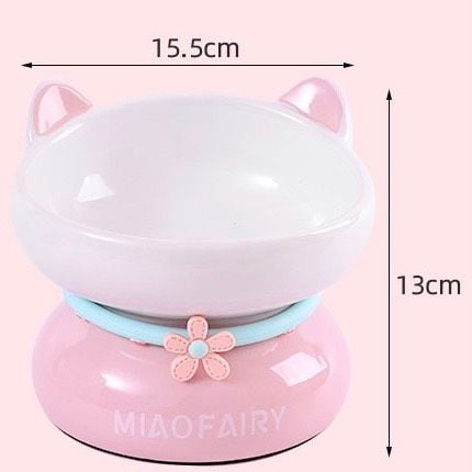  Chén ăn sứ cao hình mèo 