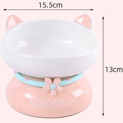  Chén ăn sứ cao hình mèo 