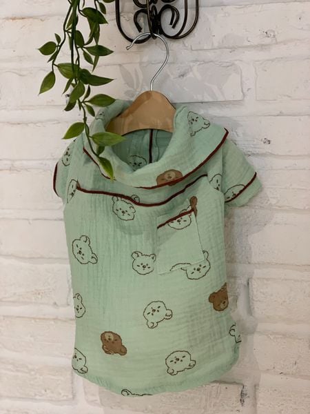  Green Bear Pijama I am Dog 