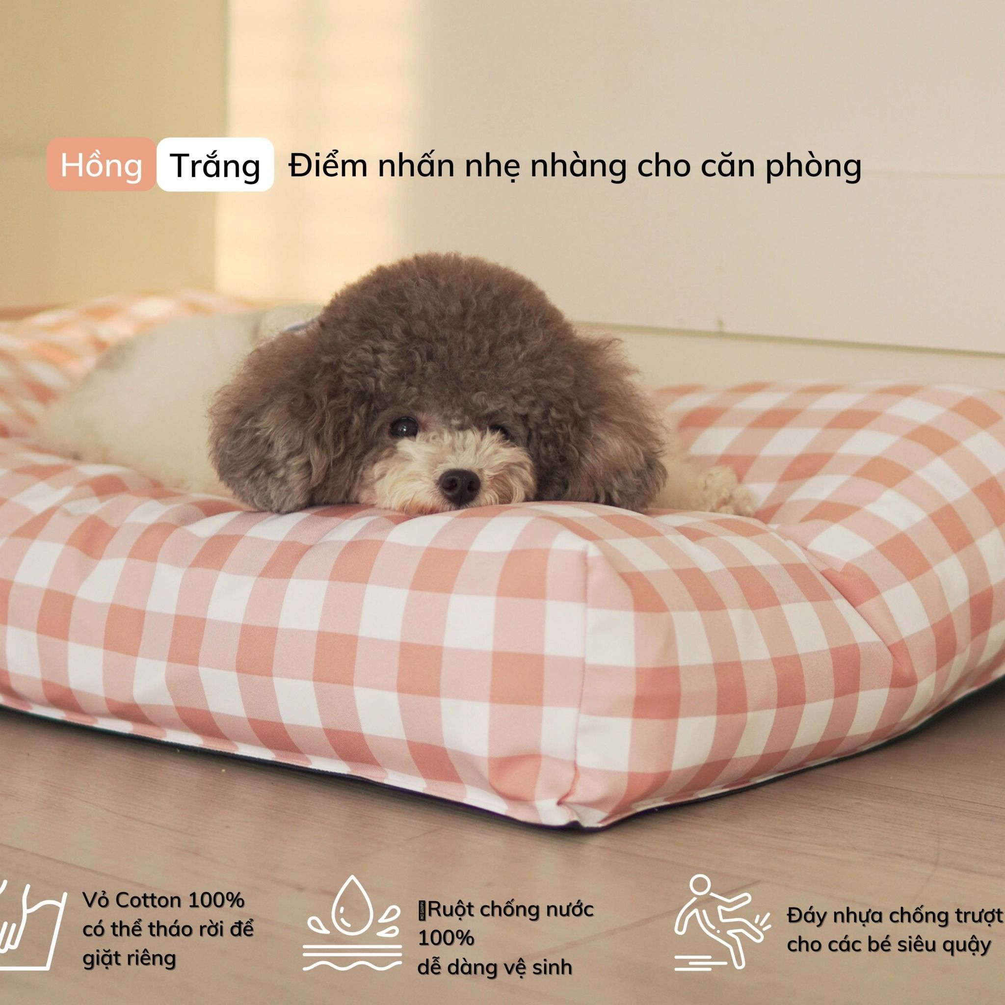  Nệm Ngủ Muffin ROBO Cho Thú Cưng 