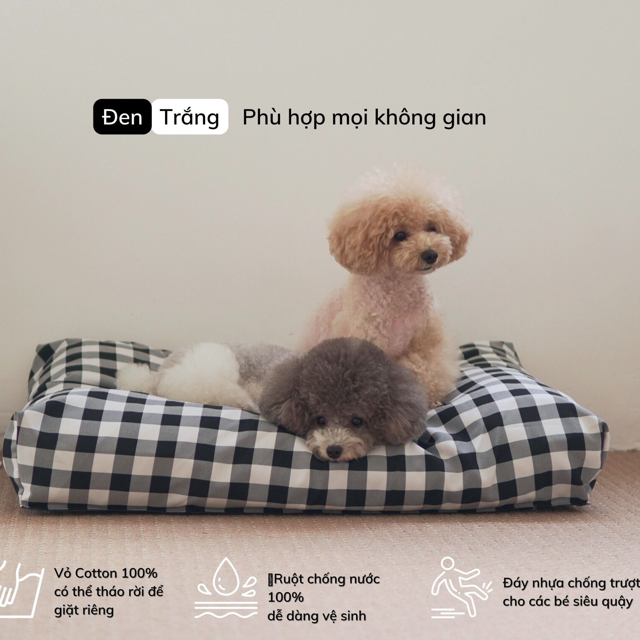  Nệm Ngủ Muffin ROBO Cho Thú Cưng 