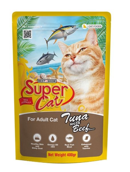  Pate cho mèo Supercat 400G 