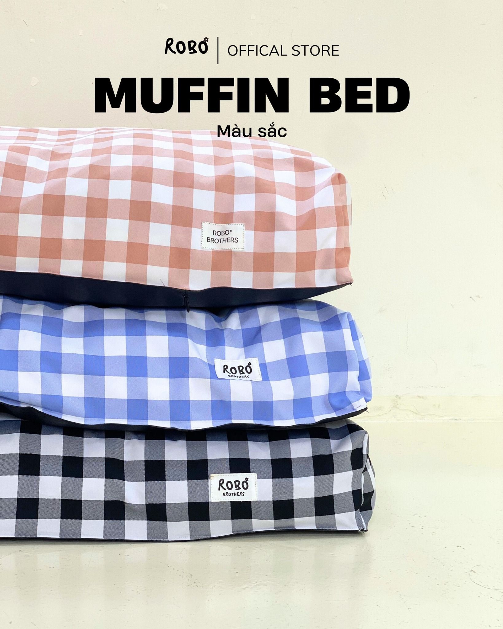  Nệm Ngủ Muffin ROBO Cho Thú Cưng 