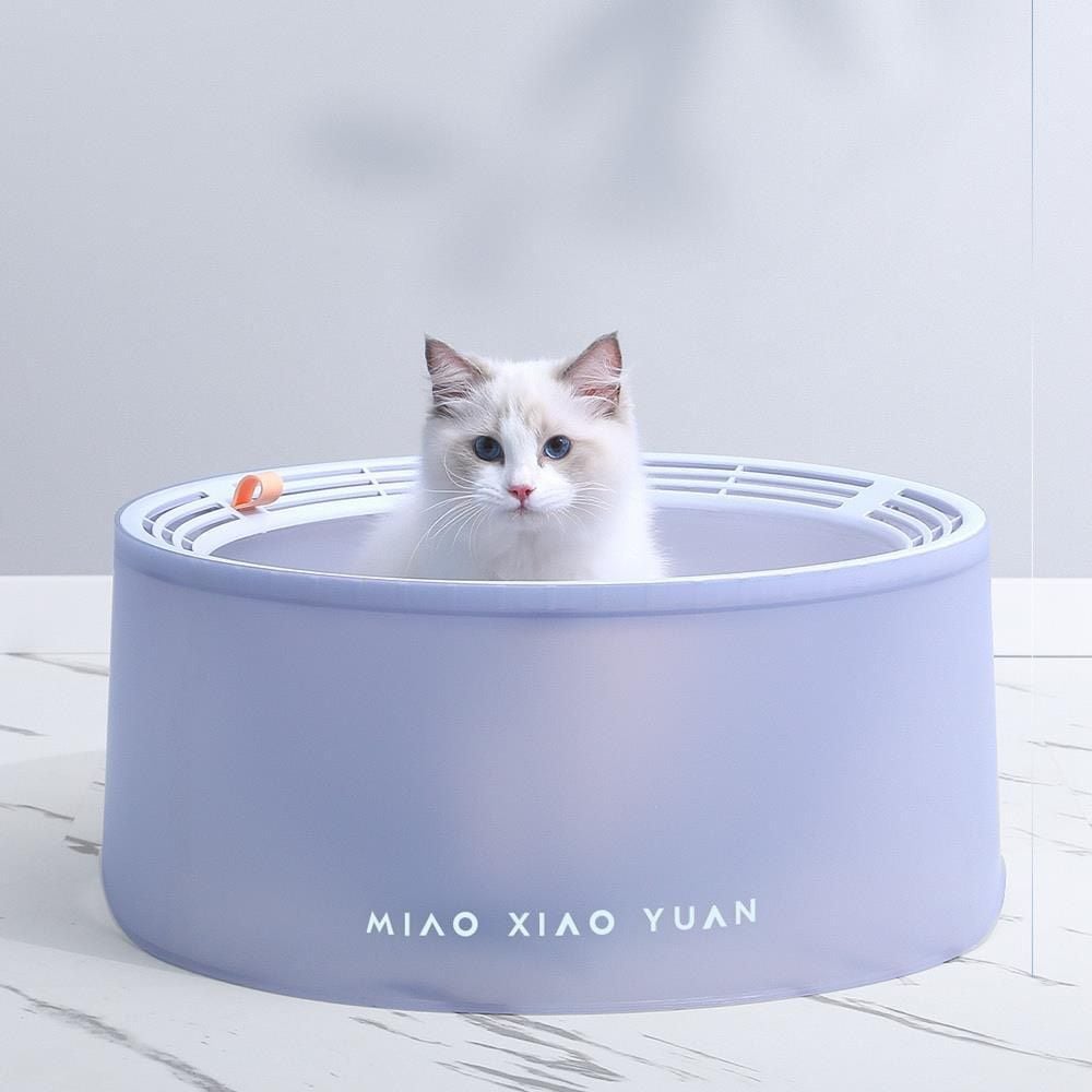  Chậu vệ sinh không nắp hình tròn cho mèo 